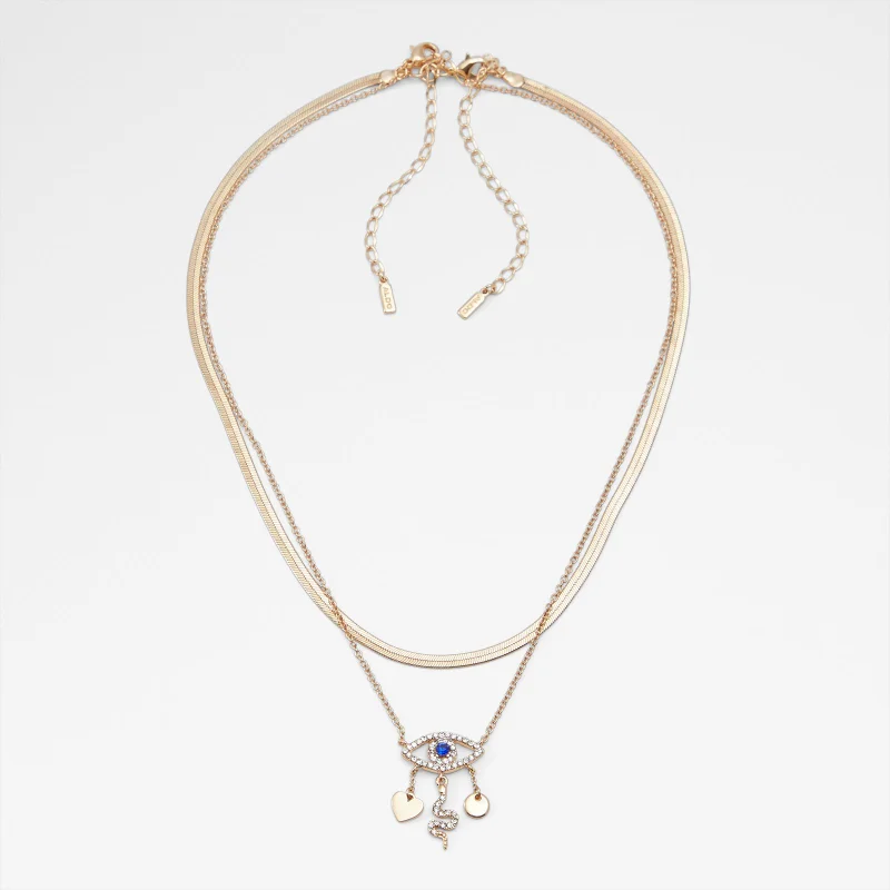 الدو GAZECHARMS 2-Pack Gold-Tone Necklaces